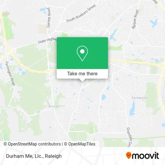 Durham Me, Llc. map