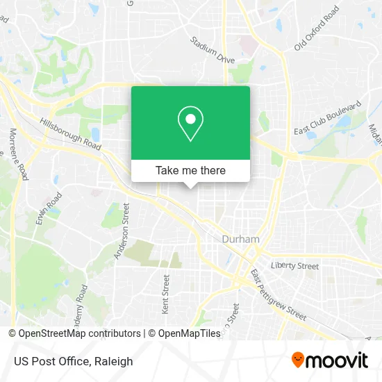 Us Post Office map