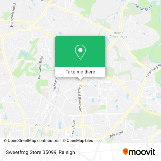 Sweetfrog Store 35099 map