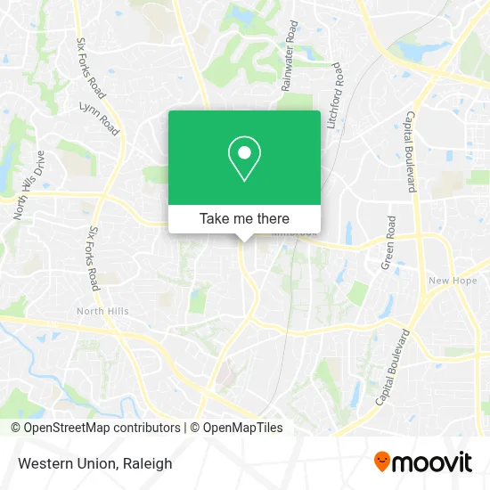 Western Union map