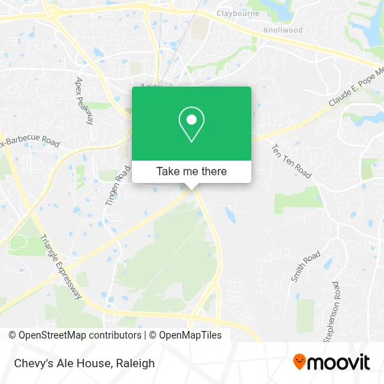 Chevy's Ale House map