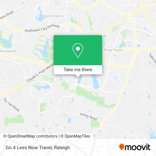 Go 4 Less Now Travel map