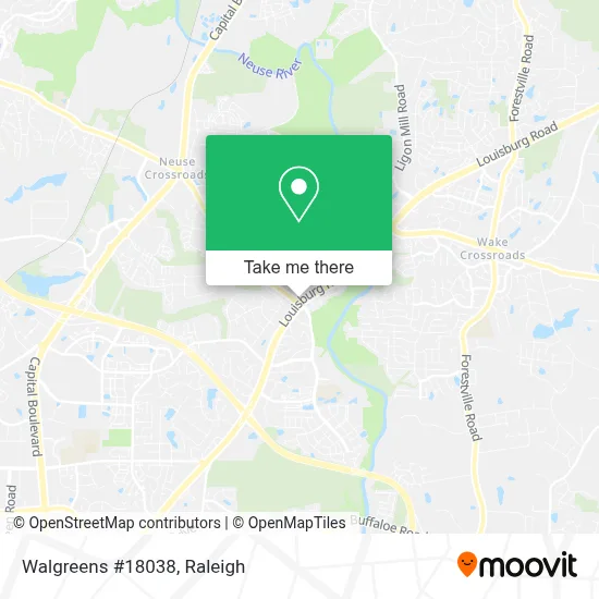 Walgreens #18038 map