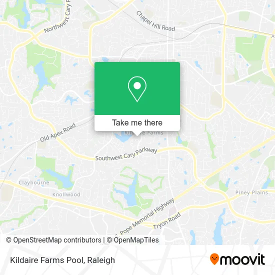 Kildaire Farms Pool map