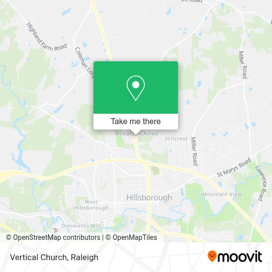 Vertical Church map