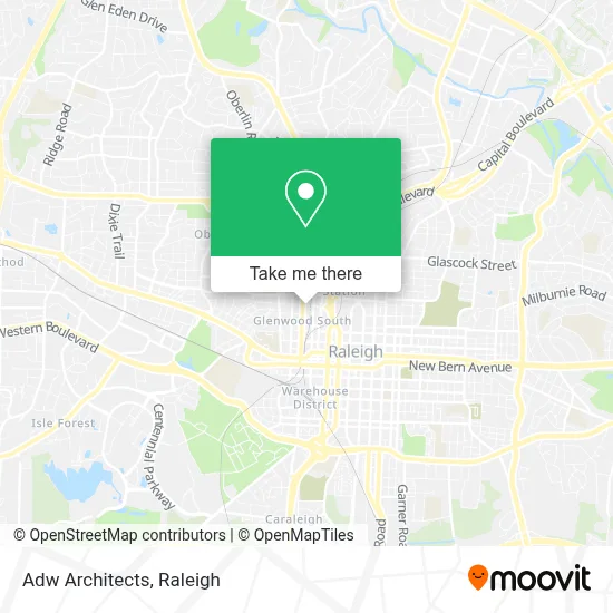 Adw Architects map
