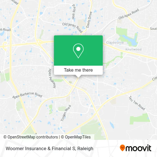 Woomer Insurance & Financial S map