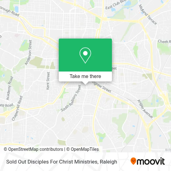 Sold Out Disciples For Christ Ministries map