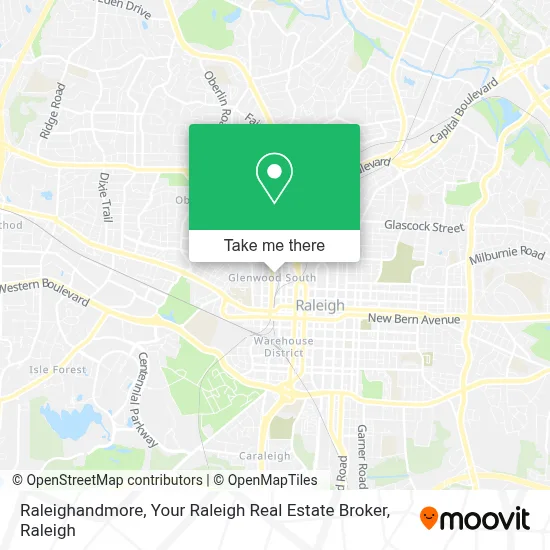 Raleighandmore, Your Raleigh Real Estate Broker map