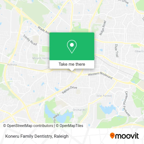 Koneru Family Dentistry map