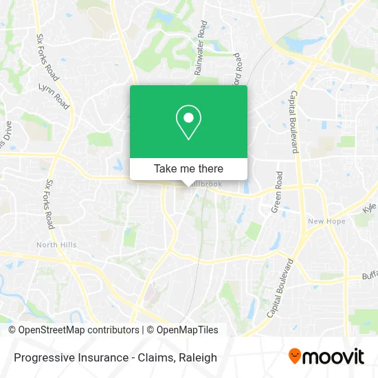 Progressive Insurance - Claims map