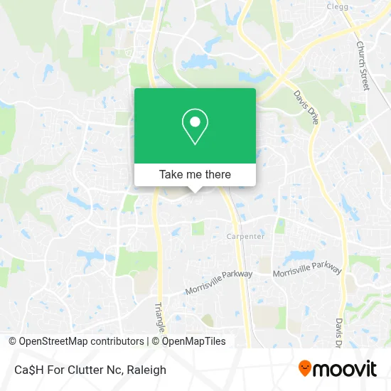 Mapa de Ca$H For Clutter Nc