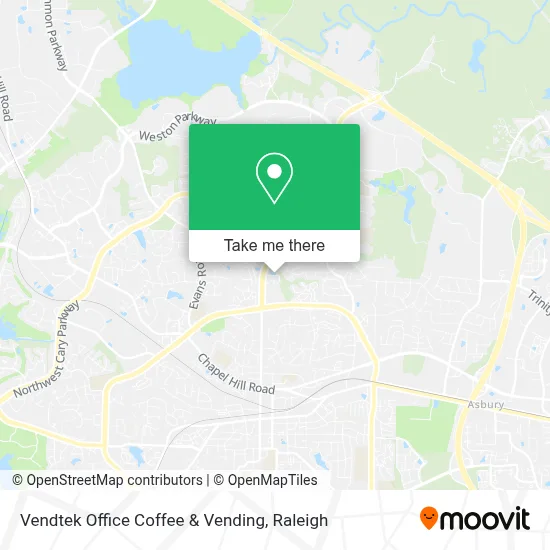 Vendtek Office Coffee & Vending map