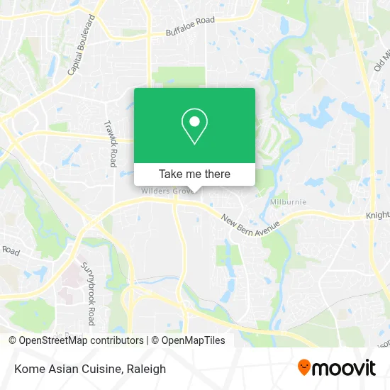 Kome Asian Cuisine map