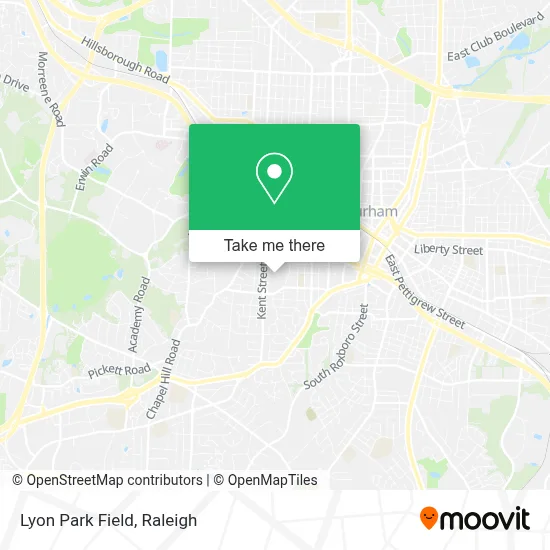Lyon Park Field map