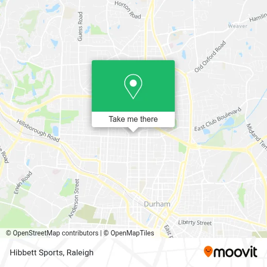 Hibbett Sports map