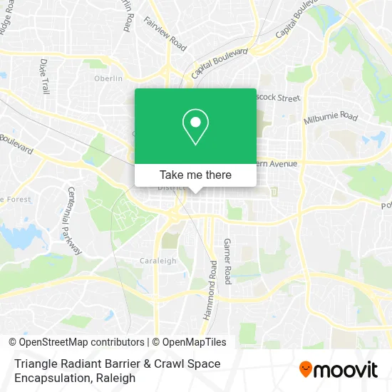 Triangle Radiant Barrier & Crawl Space Encapsulation map