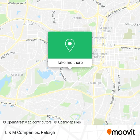L & M Companies map