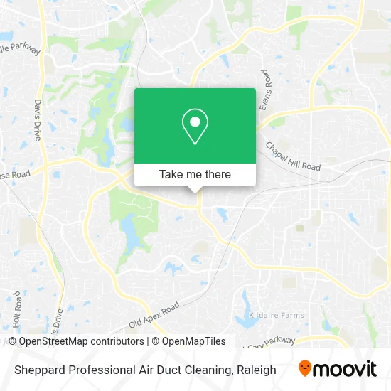 Sheppard Professional Air Duct Cleaning map