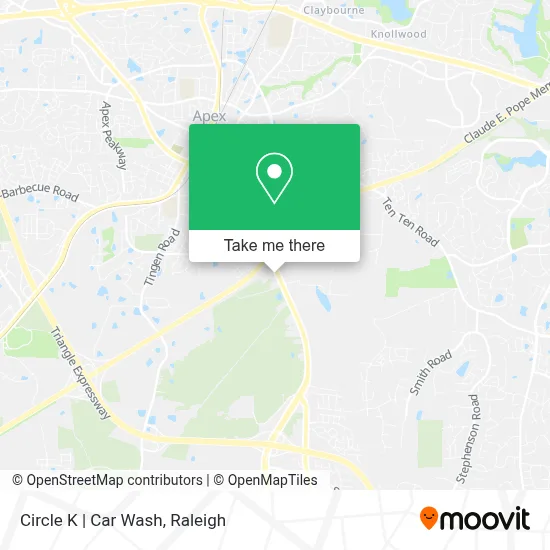 Circle K | Car Wash map