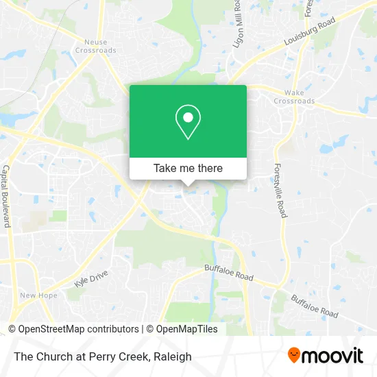 The Church at Perry Creek map