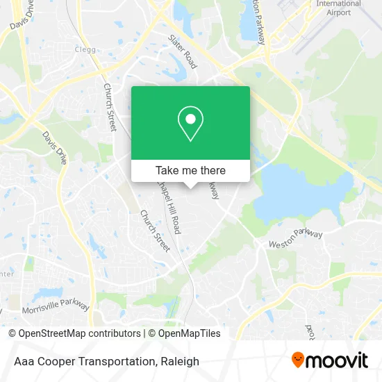 Aaa Cooper Transportation map
