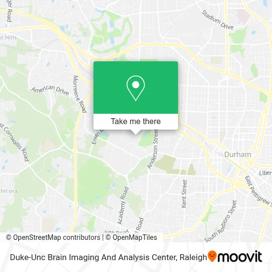 Duke-Unc Brain Imaging And Analysis Center map