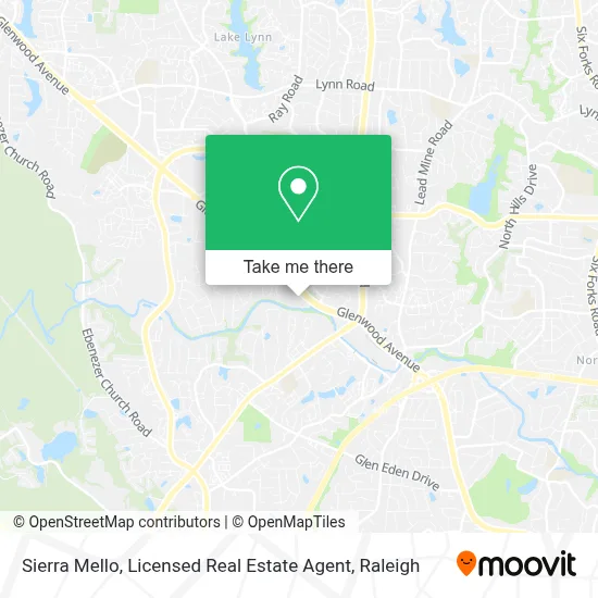 Sierra Mello, Licensed Real Estate Agent map