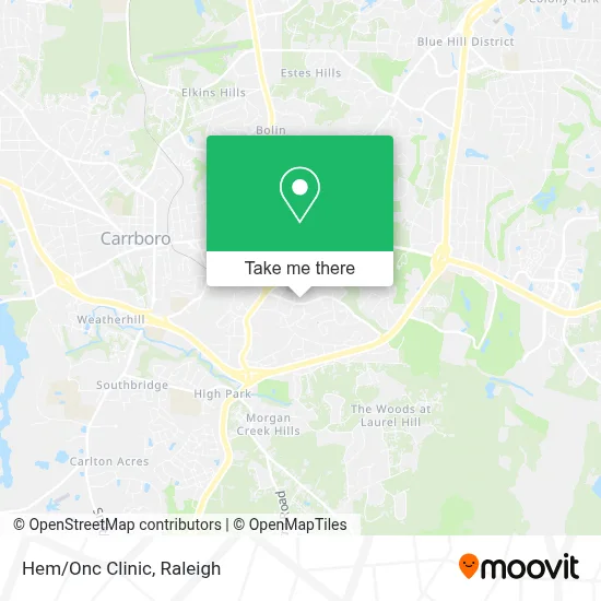 Hem/Onc Clinic map