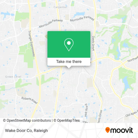 Wake Door Co map
