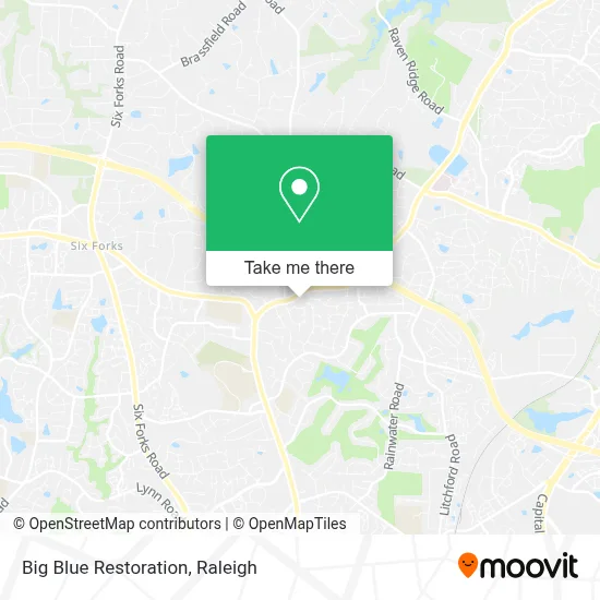 Big Blue Restoration map