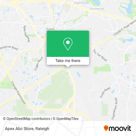 Apex Abc Store map
