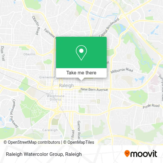 Raleigh Watercolor Group map