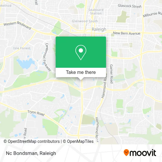 Nc Bondsman map