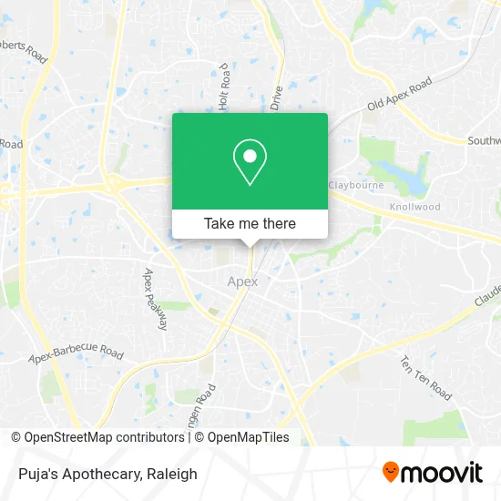 Puja's Apothecary map