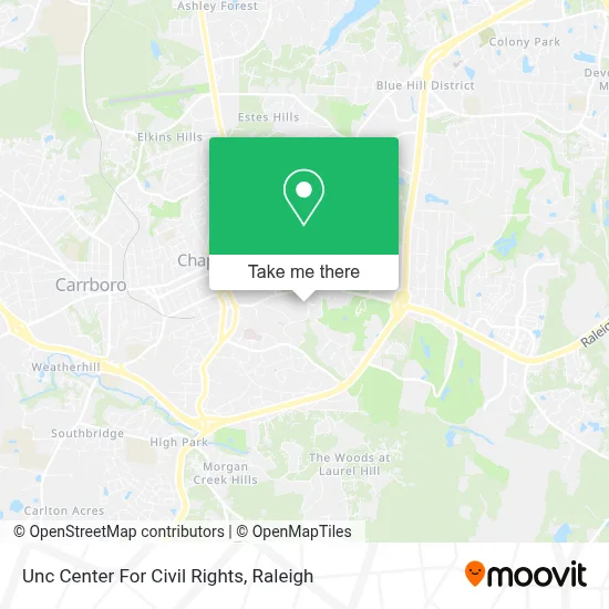 Unc Center For Civil Rights map