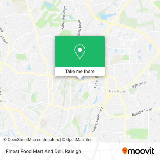Finest Food Mart And Deli map