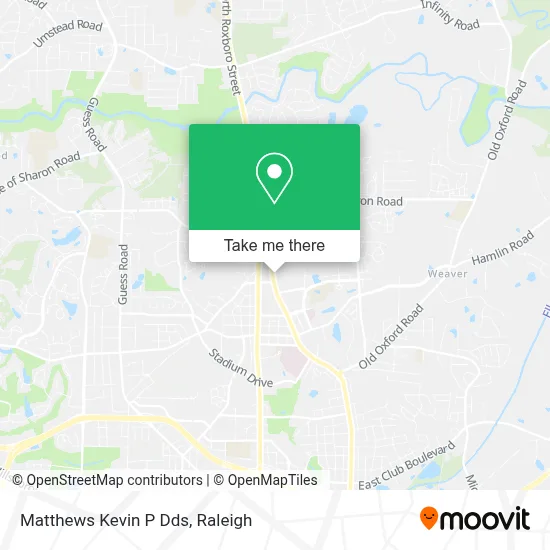 Matthews Kevin P Dds map