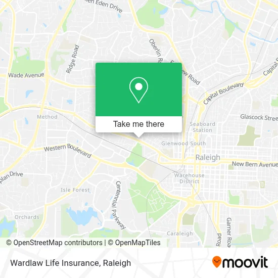 Wardlaw Life Insurance map