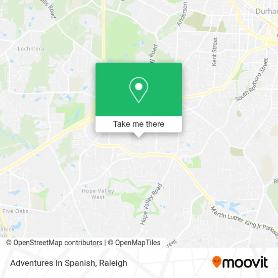 Adventures In Spanish map