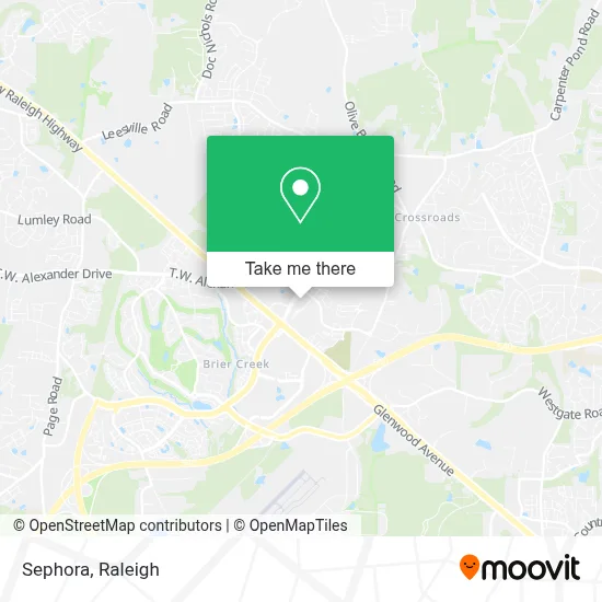 Sephora map
