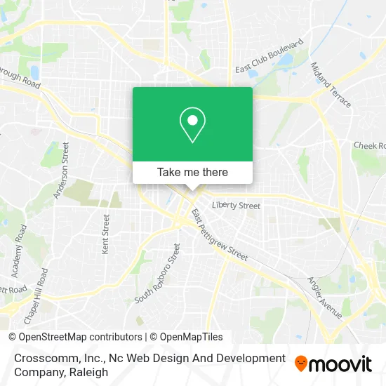 Crosscomm, Inc., Nc Web Design And Development Company map