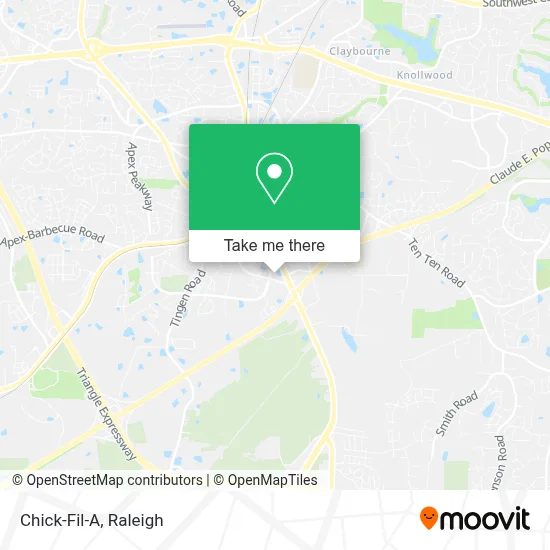 Chick-Fil-A map