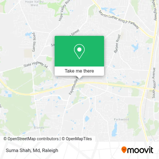 Suma Shah, Md map