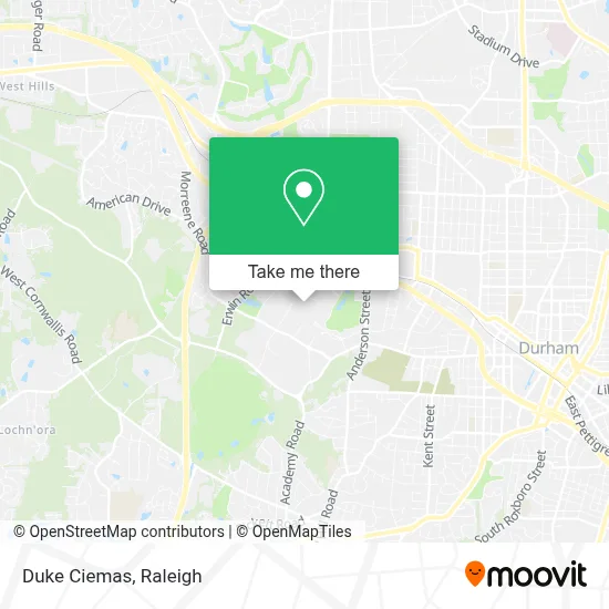 Duke Ciemas map