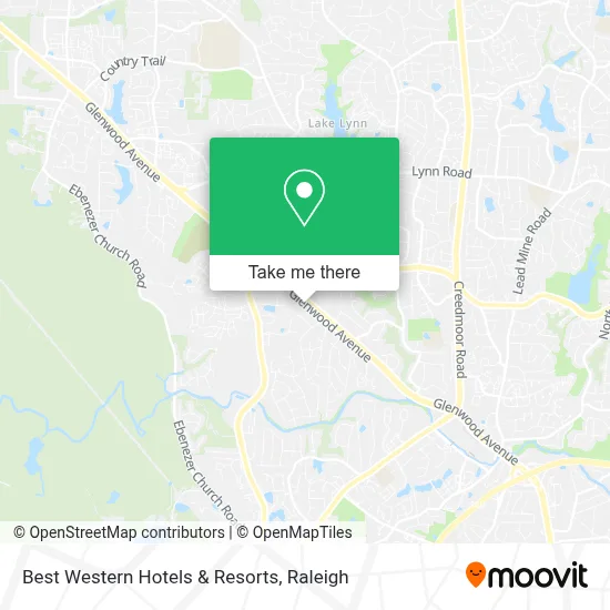 Best Western Hotels & Resorts map