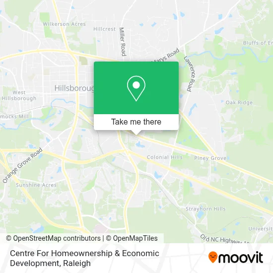 Centre For Homeownership & Economic Development map