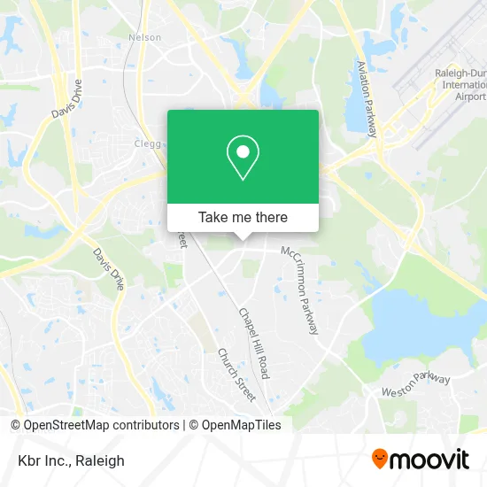Kbr Inc. map
