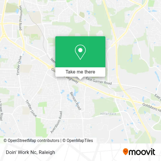 Doin' Work Nc map