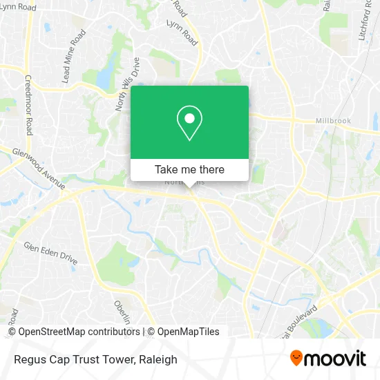 Regus Cap Trust Tower map